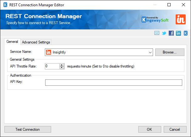 SSIS REST Insightly Connection Manager